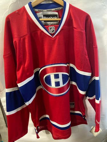 Used Reebok Hockey Tops Senior Red Lg 11472-s000138876