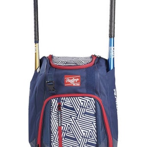 New Rawlings Chaos R W B Bat Bag 11834-rawamachaos-rwb