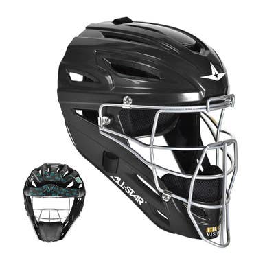 New All-star Mvp Ultra Cool Catcher Helmet Black 11860-astmvp2400bk