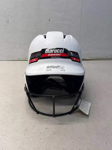 New Marucci Duravent Softball Sm Batting Helmet - White Black 11835-s000191802