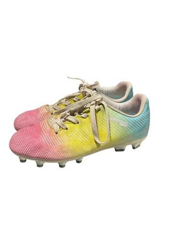 Used Brava Soccer Cleats Carolina Blue And Pink Junior 05 11834-s000032204
