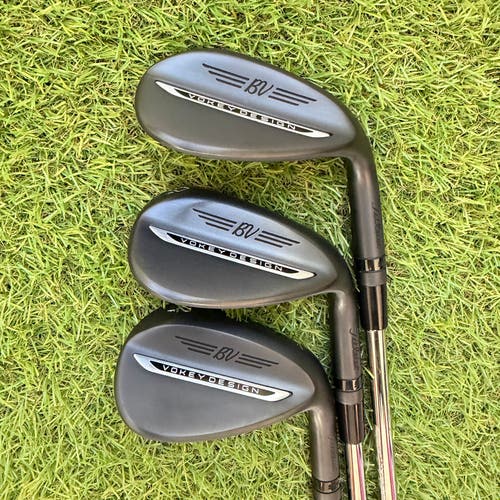 Titleist Vokey SM11 Jet Black Wedge Set 52 56 60 BV Wedge Flex RH