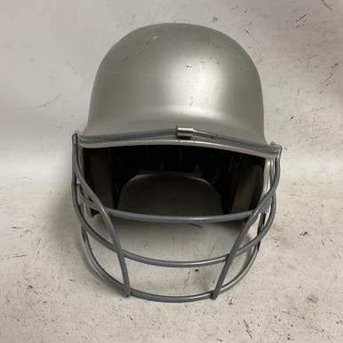 Used Adidas Bte00302-slv Batting Helmet W Mask Silver Md 11855-s000180960