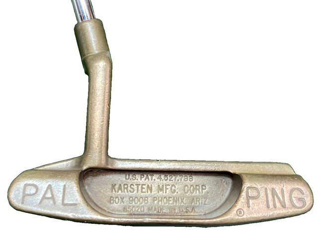 Ping Pal Karsten Blade Putter Manganese Bronze 85020 RH Steel 34.5" Nice Grip