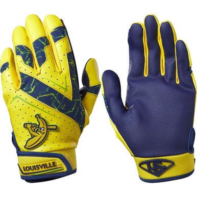 New Louisville Slugger Savannah Bananas Youth Md Batting Gloves 11692-hbxwb5761501ym