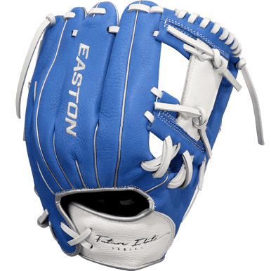 New Right Hand Throw Easton Future Elite Baseball Glove 11" Blue White 11730-ease00683083