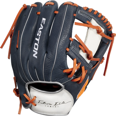 New Right Hand Throw Easton Future Elite Baseball Glove 11" Navy Orange 11730-ease00683101