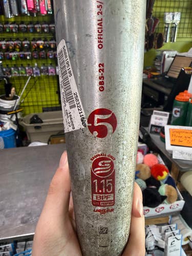 Used Demarini The Goods Gb5-22 Bb Sb Usssa 2 5 8 Bat 31" 11605-s000195195