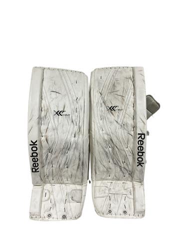 Used Reebok Xt28int Goalie Leg Pads Inter White 32" 11847-s000025046