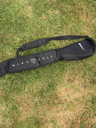 Nike Golf Club Case Golf Bag Carry Bag Range Bag, Black, Made in Japan, Rare