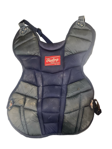 Used Rawlings Adult Catchers Chest Protector Navy Blue Adult 11613-s000155384