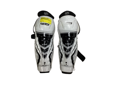Used Ccm Ltp Youth Shin Guards White 9" 11613-s000154361