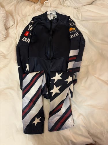 Women's Small 2025 US Ski team speed suit (Used) FIS Legal in good condition