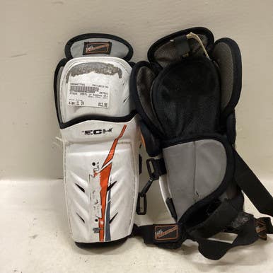 Used Itech 255tl Junior Shin Guards Orange 11" 11725-s000477791