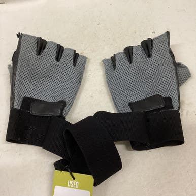 Used Exercise Gloves Black Lg 11725-s000476826