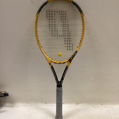 Used Prince Force 3 Adult Tennis Racquet Yellow 4" 11725-s000482142