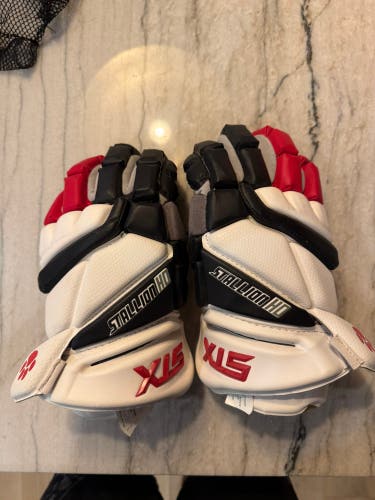 Chapman University STX Stallion HD Lacrosse Gloves (New)