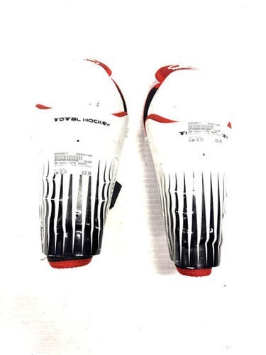 Used Usa Hockey Total Hockey Junior Shin Guards White 10" 11860-s000288477