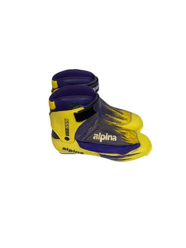 Used Alpina Mens Nnn Xc Ski Boots Yellow M 09.5 W 09.5-10 11847-s000025541