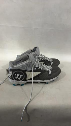 Used Warrior Adult Fb Cleats Grey Senior 9.5 11615-s000265391