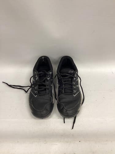 Used Asics Field Hockey Indoor Shoes Black Senior 7.5 11851-s000030439
