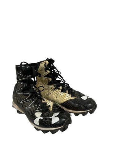 Used Under Armour Adult Fb Cleats Black Senior 10 11847-s000025741