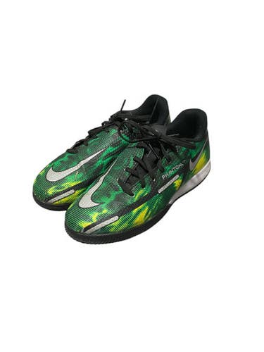 Used Nike Soccer Indoor Shoes Green Junior 01.5 11834-s000034476