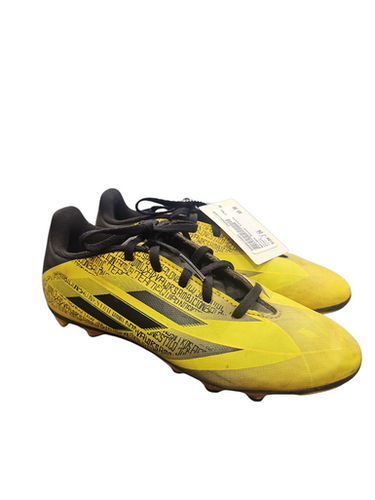 Used Adidas Soccer Cleats Yellow Junior 04 11850-s000019991