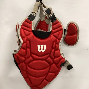 Used Wilson Youth Chest Catchers Chest Protector Red T-ball 11851-s000031553