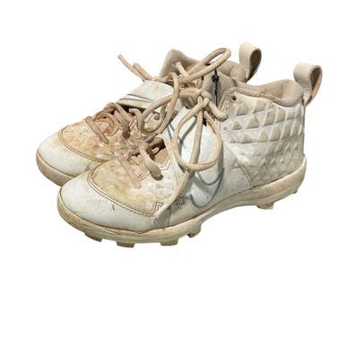 Used Nike White Cleats Bb Sb Cleats White Junior 01.5 11834-s000034906