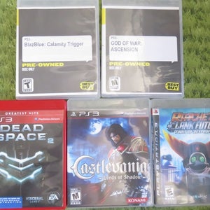 PS3 Play Station 3 Games * Choose 3/4 * Blazblue God War Ratchet Castlevania *