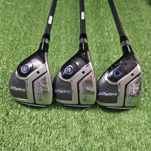 Cobra Max HL Offset Hybrid Set 4H 5H 6H White Tie X4 58g Regular Graphite Left
