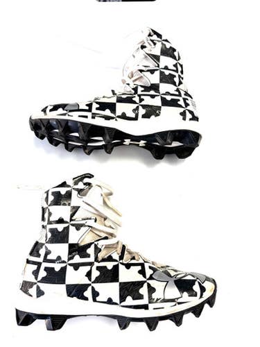 Used Under Armour Lax Cleats Boys White Junior 04 11860-s000290877