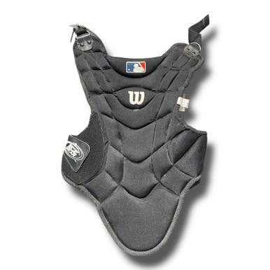 Used Wilson Ez Gear Catchers Chest Protector Black Youth 11375-c000360679