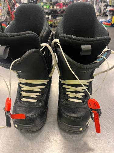 Used Burton Imprint Mens Snowboard Boots Black Senior 6 11339-s000184953