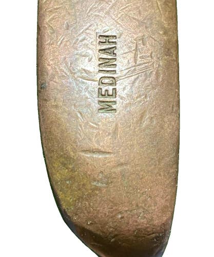 Medinah MacGregor Textured Brass Napa Blade Putter RH 35" Good Grip Thomas Hill