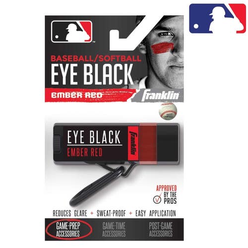 New Franklin Mlb Eye Black Bb Sb Accessory 11490-mlb-eye-black