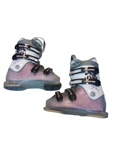 Used Dalbello Gaia Girls Dh Ski Boot White 215 Mp - J03 11698-s000231014