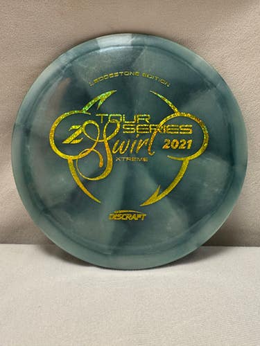 Used Discraft Z Swirl Tour Series Xtreme Disc Golf Driver Grey 11490-s000261177
