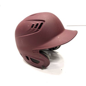Used Rawlings 7 1 4- 7 3 4 Batting Helmet No Mask Maroon One Size 11860-s000291031