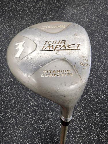 Used Spalding Tour Impact Mens Fairway Wood Rh 3 Wood 11849-s000027773