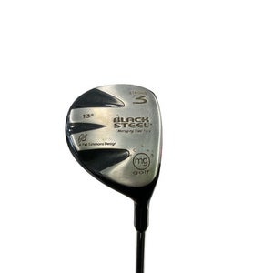 Used Mg Golf Black Steel Mens Fairway Wood Rh 3 Wood 11859-s000022301