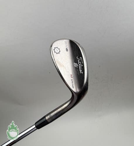Right Handed Titleist Vokey SM6 M Grind Wedge 54*-08 Wedge Steel Golf Club