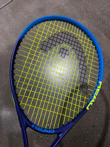 Used Head Ti Conquest Adult Tennis Racquet Royal Blue 4 3 8" 11605-s000200971