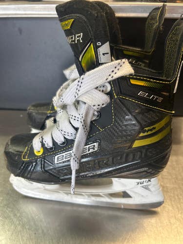 Used Bauer Elite Junior Hockey Skate Junior 01 11868-s000063352