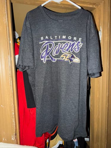 NFL Team Apparel New Era Baltimore Ravens Football Graphic T Shirt Men’s Size XXL