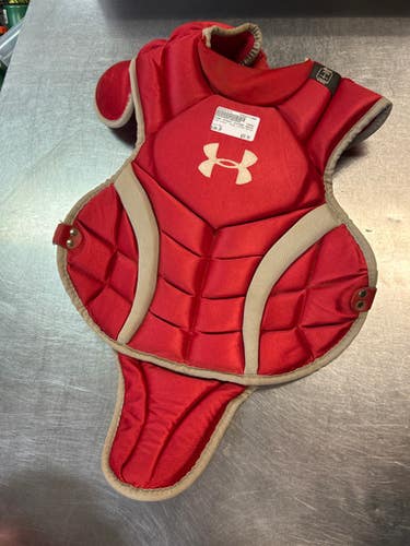 Used Under Armour Victory Series Catchers Chest Protector Red Junior 11868-s000061015