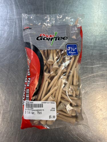 New 75 Count 3 1 4" Tees Nat 11868-jmg87800