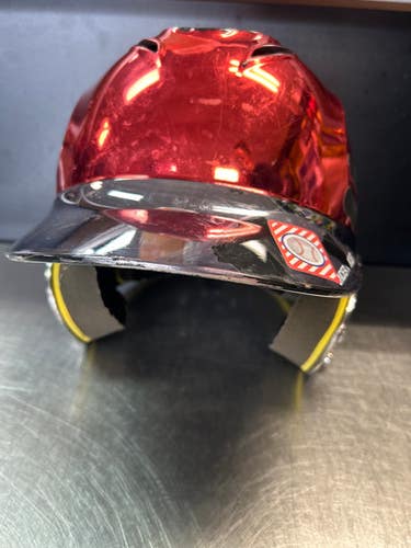 Used Under Armour Helmet Batting Helmet W Mask Red Md 11868-s000062131