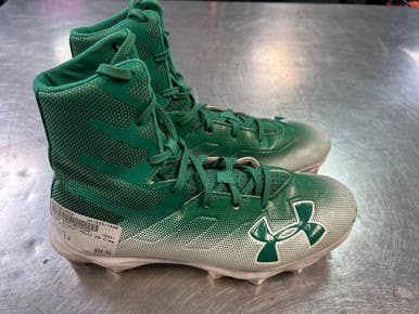 Used Under Armour Adult Fb Cleats Green Senior 6.5 11868-s000059624